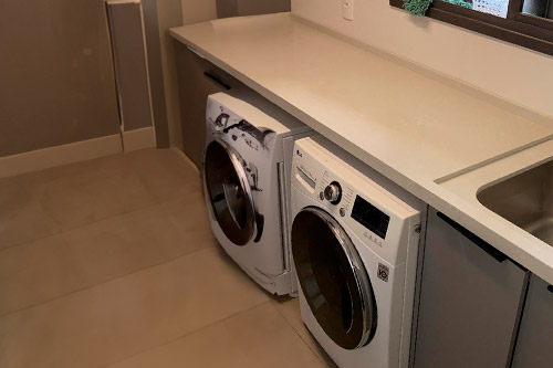 area de serviço em porcelanato